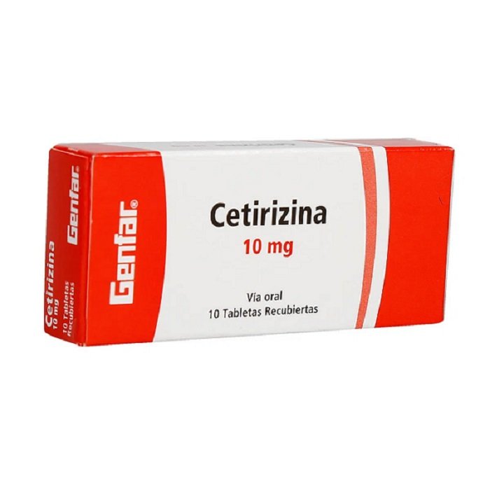 CETIRIZINA 10 MG CAJA X 10 TABLETAS - GENFAR drogueria la de todos Colombia CETIRIZINA 10 MG CAJA X 10 TABLETAS - GENFAR drogueria la de todos Colombia