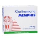CLARITROMICINA 500 MG 10 TABLETAS - MEMPHIS drogueria la de todos Colombia