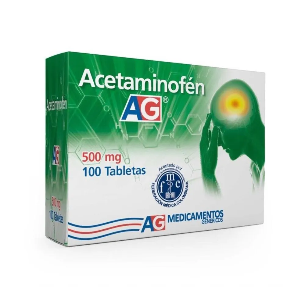 1256737-1600-auto Acetaminofen 500 mg (ag) - Imagen 1