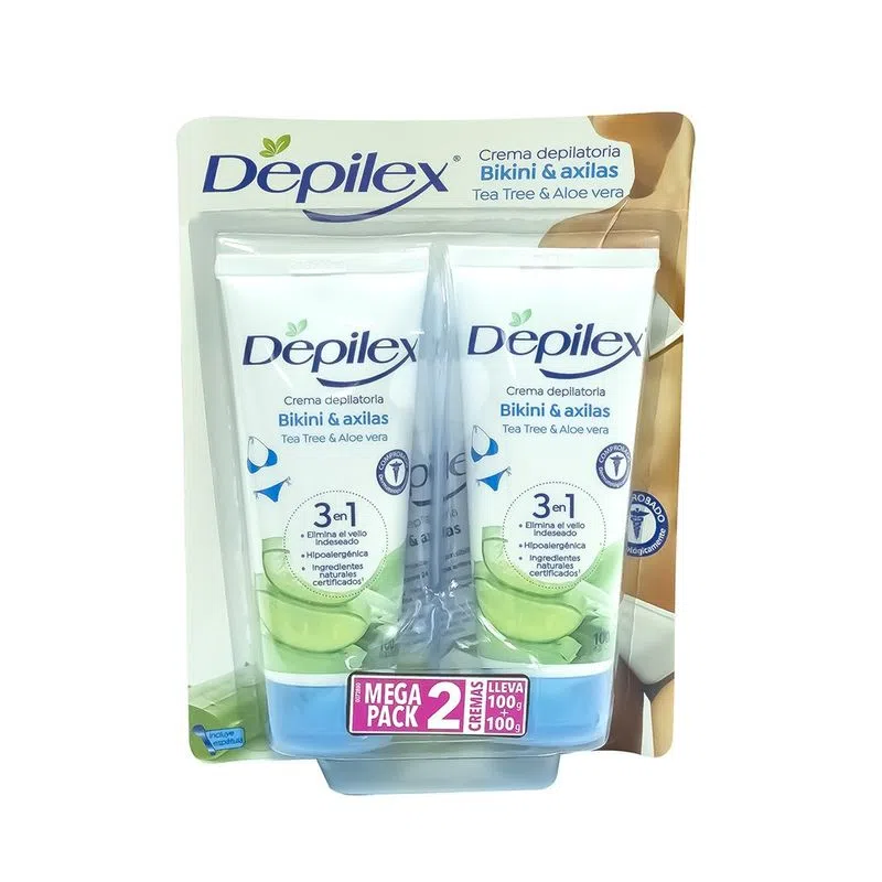 159424-800-auto CRE DEPILEX BIKINI&AXILAS 2X1 NSOC7 X 100 GR - BELLEZA - Imagen 1