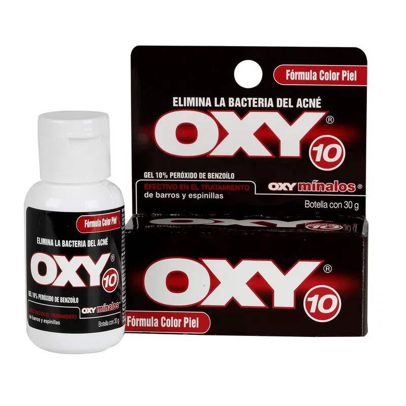 310742039535 Oxy 10 Fórmula Color Piel Caja Con Frasco Con 30 G - Imagen 1