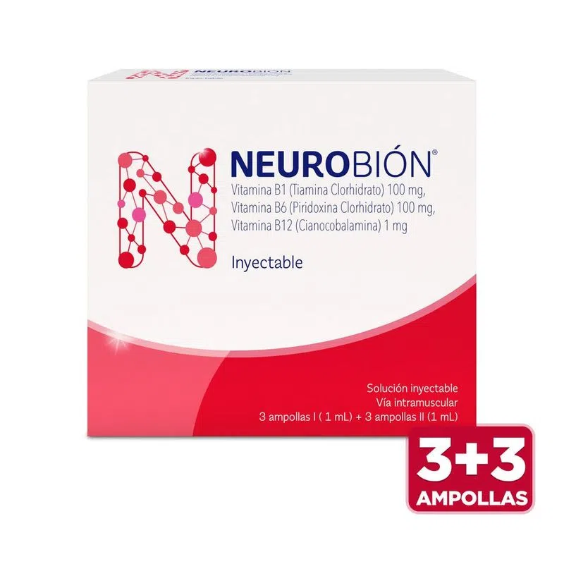 314480-800-800 Neurobion Solucion Inyectable X 3 Ampollas - Imagen 1