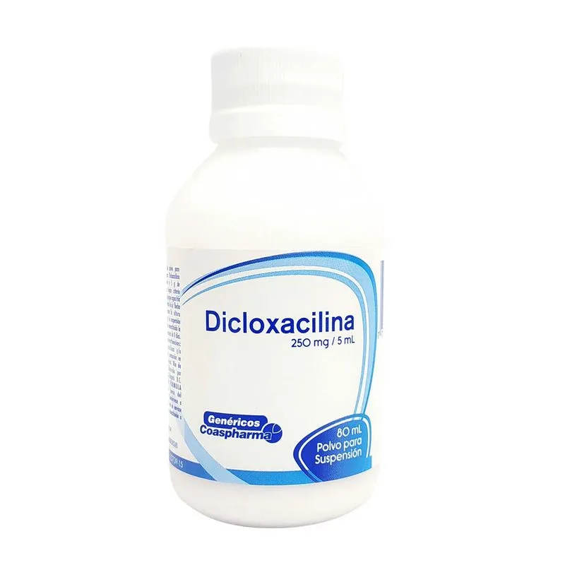 434472-800-auto Dicloxacilina 250 Mg/5 Ml Frasco X 80 Ml - Imagen 1