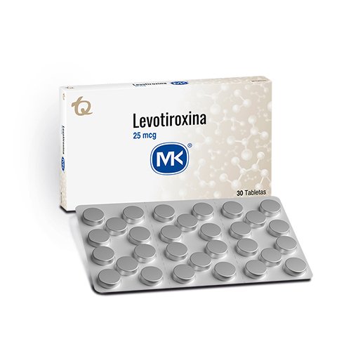47339 LEVOTIROXINA MK 25 MCG X 30 TABLETAS - Imagen 1