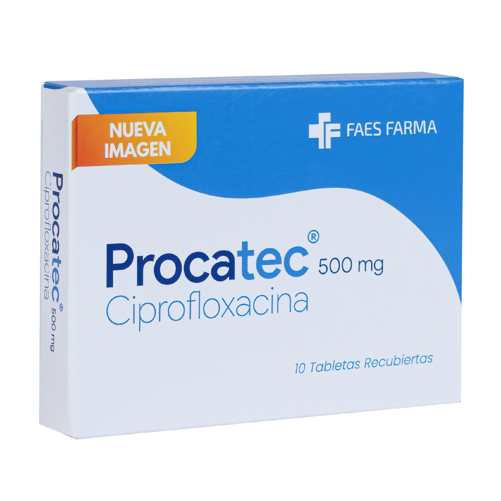 744036 Procatec Ciprofloxacina 500 Mg X 10 Tabletas Recubiertas. - Imagen 1