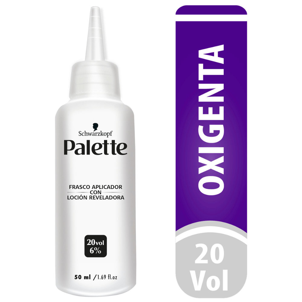 7702045489835 Oxigenta Pallete Loción Reveladora 20 Vol 6 % Frasco Con 50 mL - Imagen 1