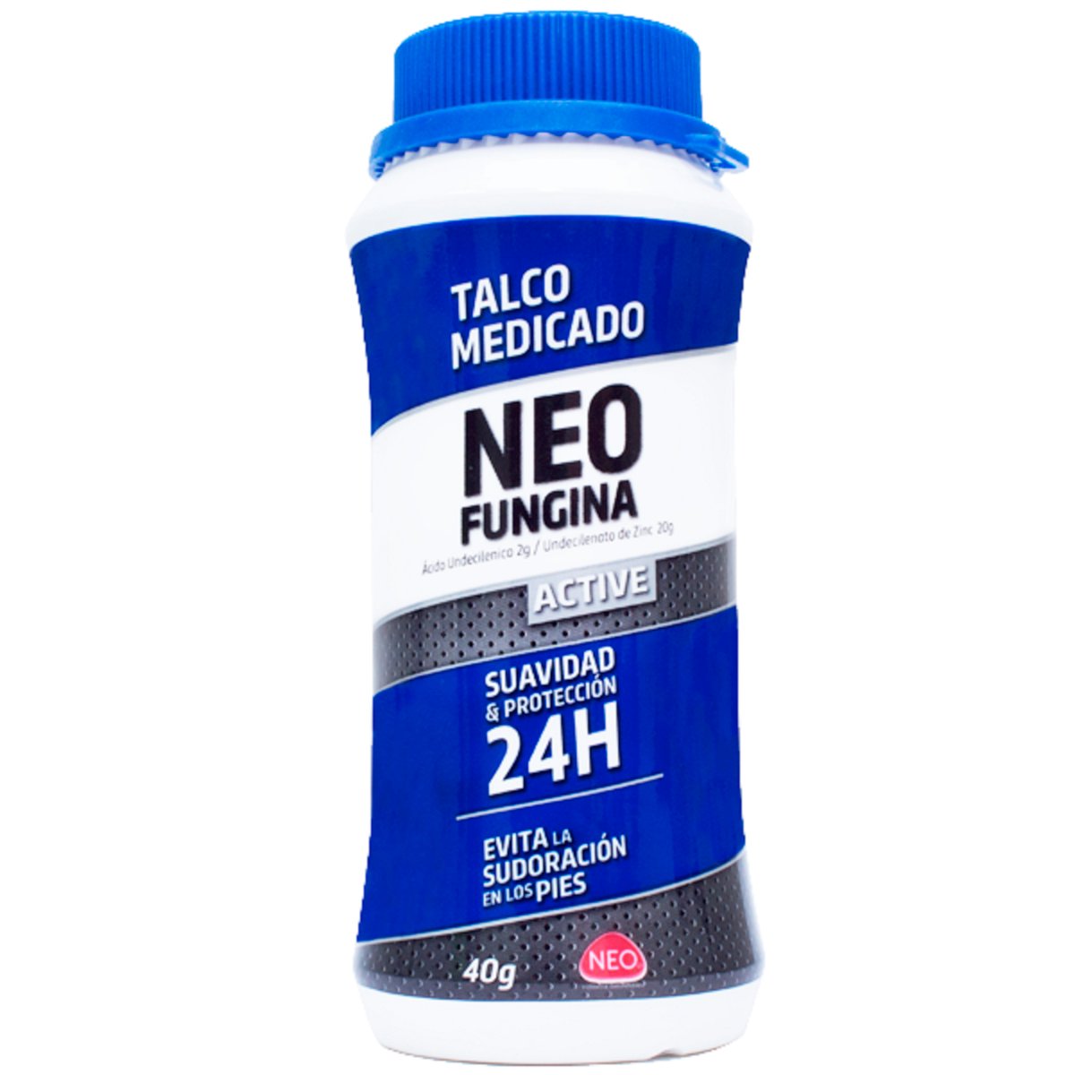 7706142707106-1-1 Talco Medicado Neofungina Frasco Con 40 G - Imagen 1