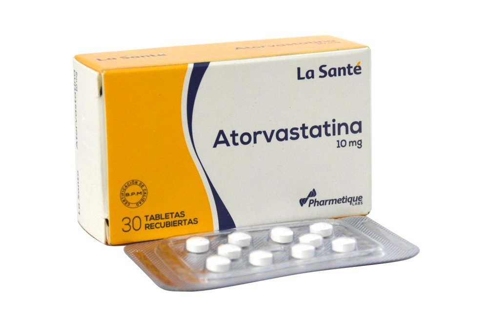 Atorvastatina 10 mg La Sánte Caja Con 30 Tabletas Rx Rx4 Atorvastatina 10 mg La Sánte Caja Con 30 Tabletas Rx Rx4 - Imagen 1