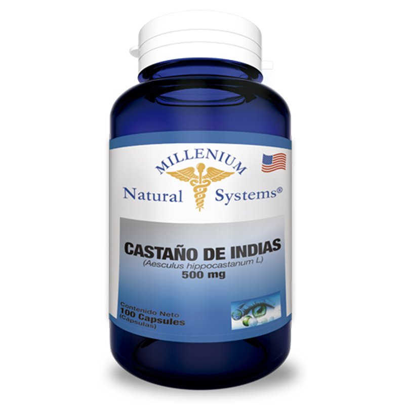 Castano-de-Indias-500-mg-x-100-capsulas-producto-natural-MNS CASTAÑO DE INDIAS 500 mg 60 CAPSULAS SYSTEMS - Imagen 1