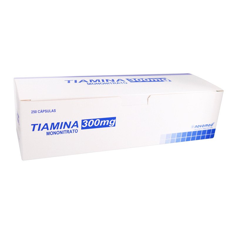 IMAGEN-PAGINA-3861 Tiamina 300 Mg Novamed Caja Con 250 Cápsulas - Imagen 1