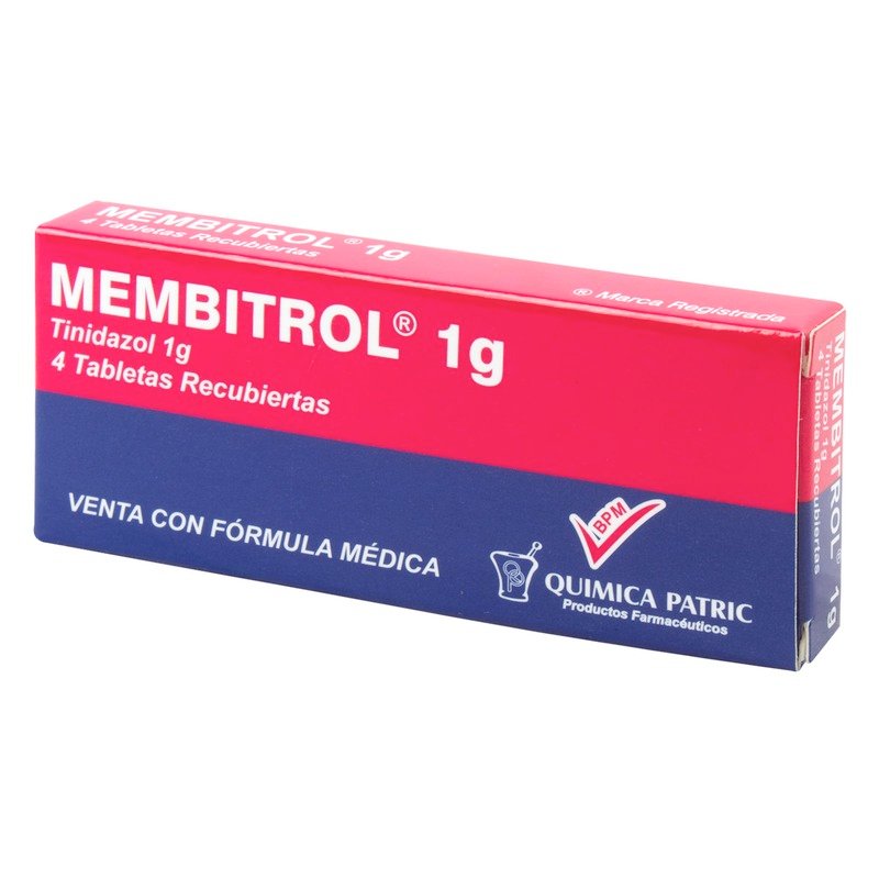 IMAGEN-PAGINA-477 Membitrol tinidazol 1g Caja Con 4 Tabletas Recubiertas - Imagen 1