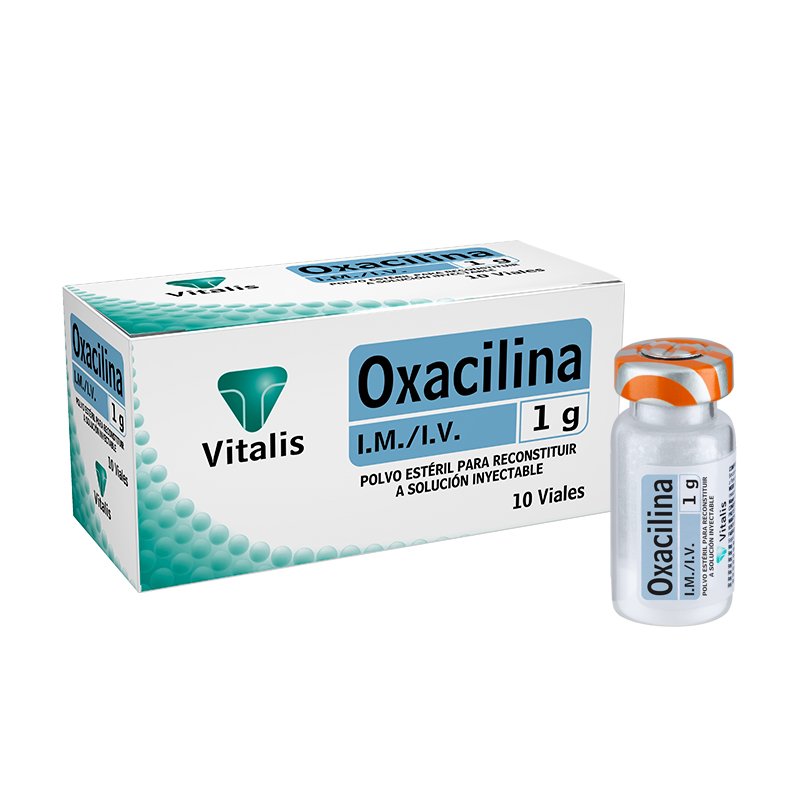 IMAGEN-PAGINA-9066 Oxacilina 1 Gramo Caja Q Ampolla Vitalis - Imagen 1