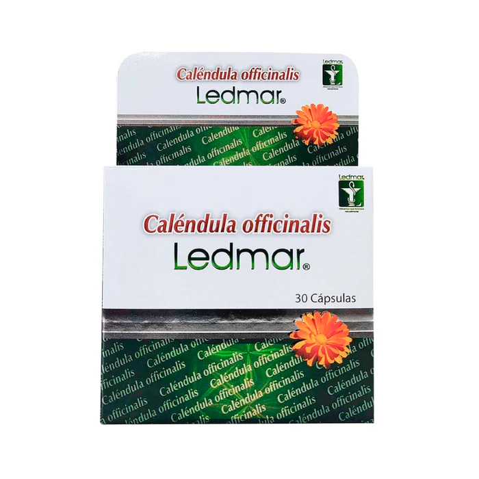 calendula_0fc166b8-1ada-4371-8978-e77d925cf023_700x700 Caléndula Officinalis 30 Cápsulas Ledmar - Imagen 1