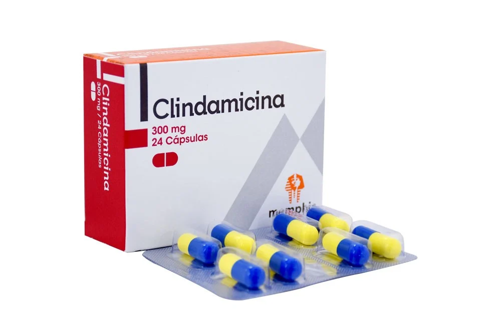 clindamicina-memphis-300-mg-caja-con-24-capsulas-rx-rx2 Clindamicina Memphis 300 mg Caja Con 24 - Imagen 1