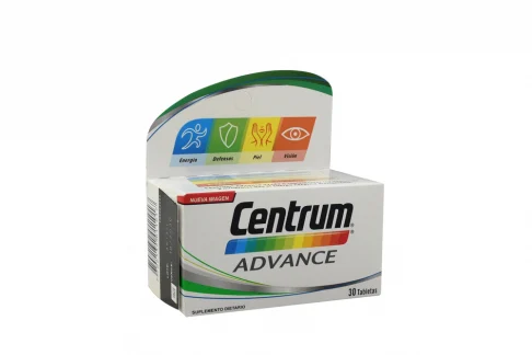 comprar-centrum-advance-caja-con-30-tabletas-precio CENTRUM ADVANCE TAB X 30 UNI - Imagen 1