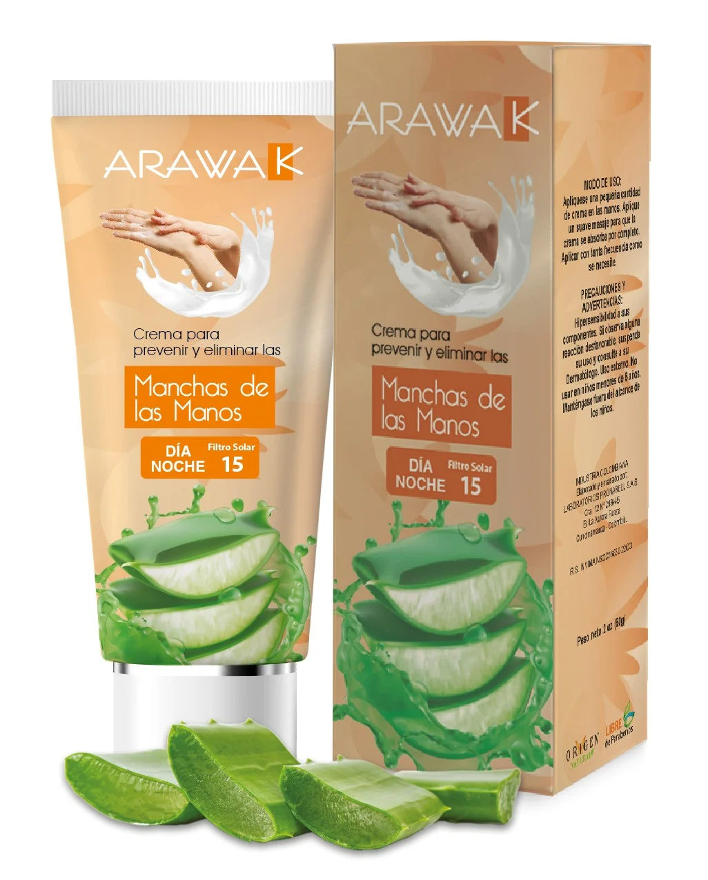 comprar-en-cafam-crema-aclarante-de-manos-arawak-tubo-con-60-g-precio ARAWAK CREMA ACLARANTE 4 EN 1 MANO - Imagen 1
