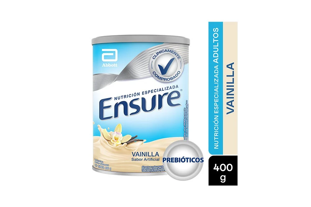 ensure-polvo-sabor-vainilla-tarro-con-400-g Ensure Polvo Sabor Vainilla Tarro Con 400 g - Imagen 1