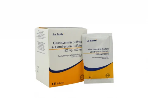 glucosamina-sulfato-condroitina-sulfato-1500-1200-mg-caja-con-15-sobres-rx Glucosamina Sulfato + Condroitina Sulfato 1500 / 1200 Mg Caja Con 15 Sobres - Imagen 1