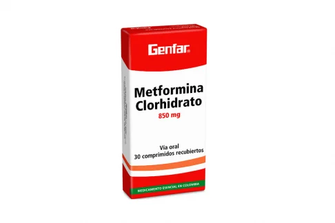 metformina-clorhidrato-850-mg-genfar-caja-con-30-tabletas-rx Metformina Clorhidrato 850 mg Caja Con 30 Tabletas - Imagen 1