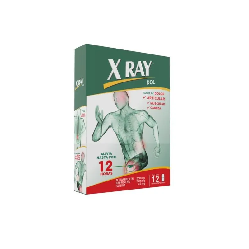 363468-800-800 Xray Dol Analgesico Todos Los Dolores X 12 Tabletas - Imagen 1