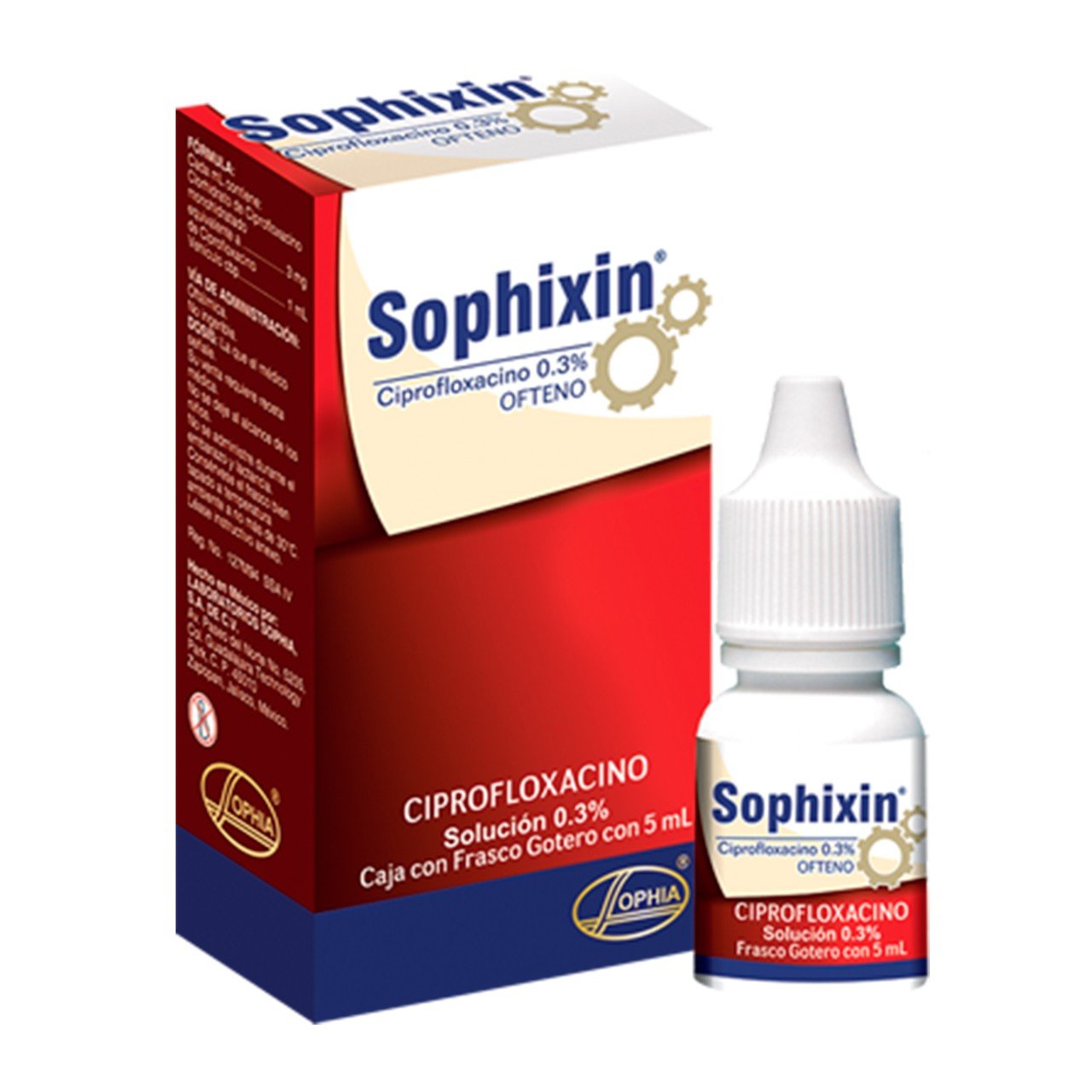 736085409871-9 Sophixín Solución 0.3% Caja Con Frasco Con 5 mL - Imagen 1