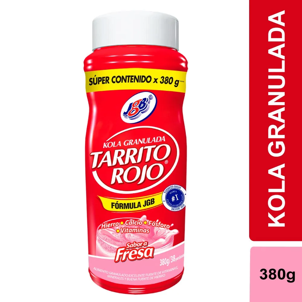 7702560046254 Tarrito Rojo Fresa Super Contenido Al 380 Gr - Imagen 1