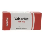 VALSARTAN 160MG TABLETA RECUBIERTA CAJA X 14 TAB