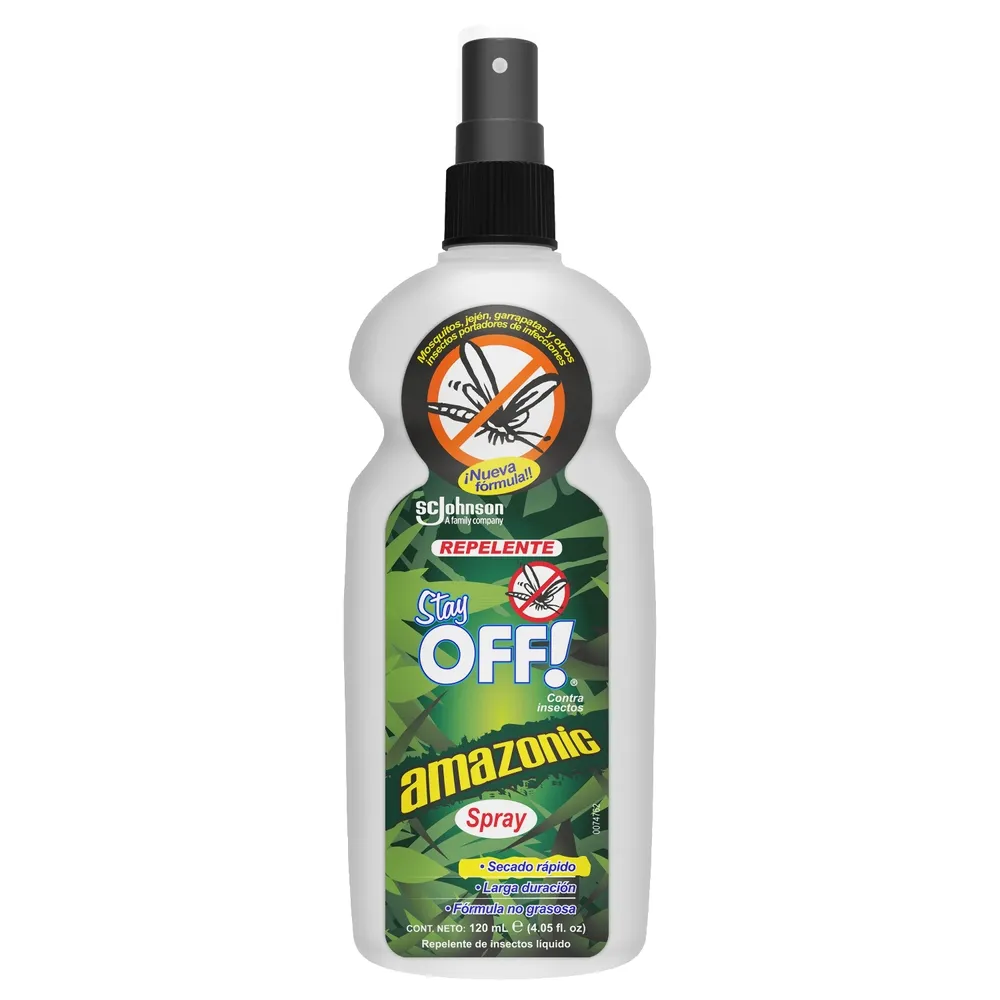 7706800003113_2 REPEL STAY OFF AMAZONIC SPRAY FRASCO 120 ML - Imagen 1