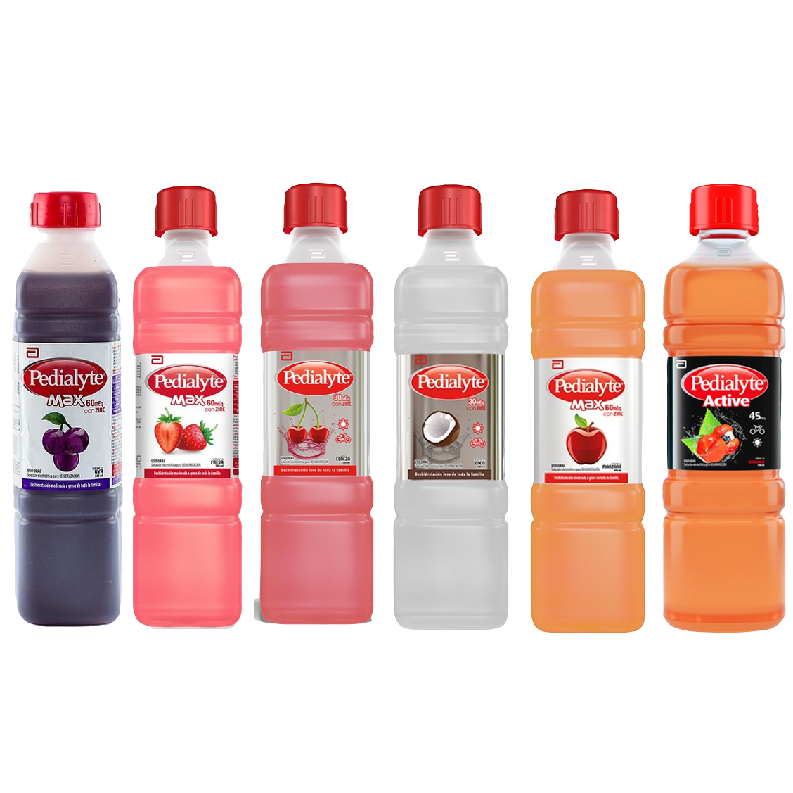 PEDIALYTE-SABORES-LOGO_ccexpress-1 Pedialyte Max Zinc Abbott Frasco x 500 ml - Imagen 1