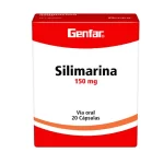 Silimarina 150 mg Genfar Caja Con 20 Cápsulas
