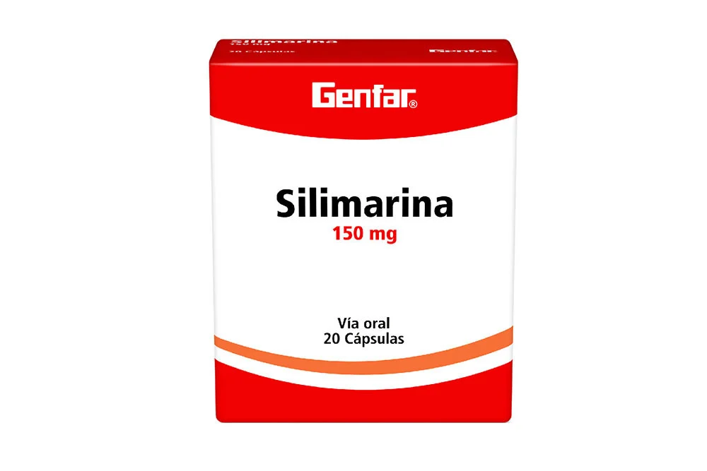 comprar-en-cafam-silimarina-150-mg-caja-con-20-capsulas-precio Silimarina 150 mg Genfar Caja Con 20 Cápsulas - Imagen 1