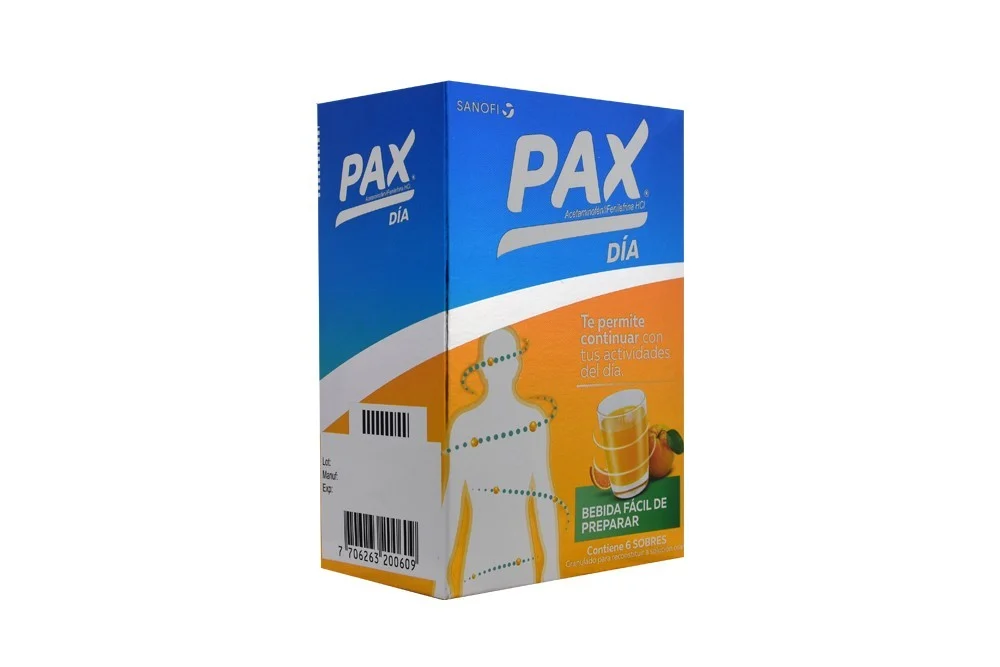 pax-dia-sabor-naranja-caja-con-6-sobres-de-6-g-cu Pax Día Sabor Naranja Caja Con 6 Sobres De 6 G C/U - Imagen 1