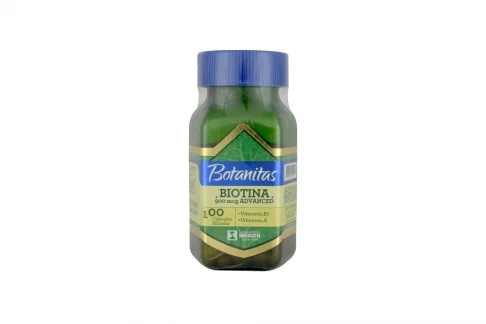 biotina-900-mcg-vitamina-b7-frasco-con-100-capsulas-blandas Biotina 900 mcg Vitamina B7 Frasco Con 100 Cápsulas Blandas - Imagen 1