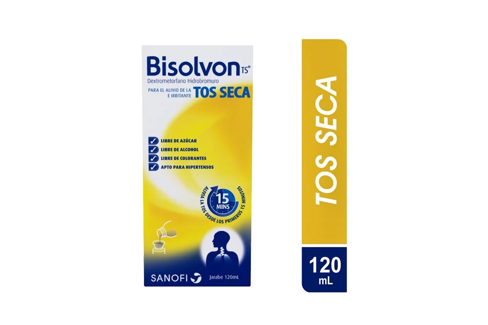 bisolvon-ts-jarabe-frasco-de-120-ml Bisolvon Jarabe Caja Con Frasco Tos Seca Con 120 Ml. - Imagen 1