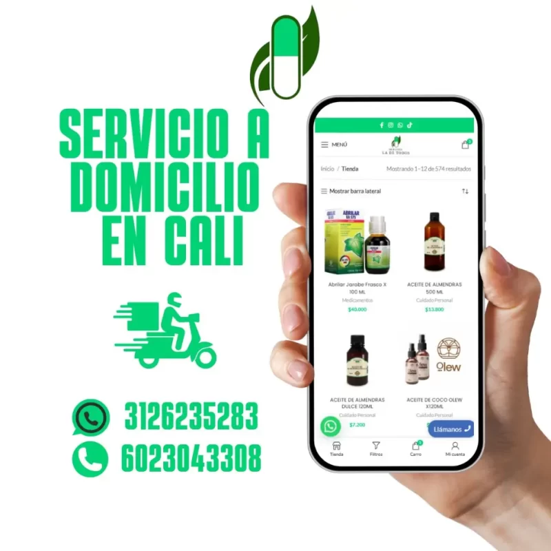 drogueria a domicilio 24 horas en cali