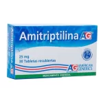 Amitriptilina 25 mg Caja Con 30 Tabletas